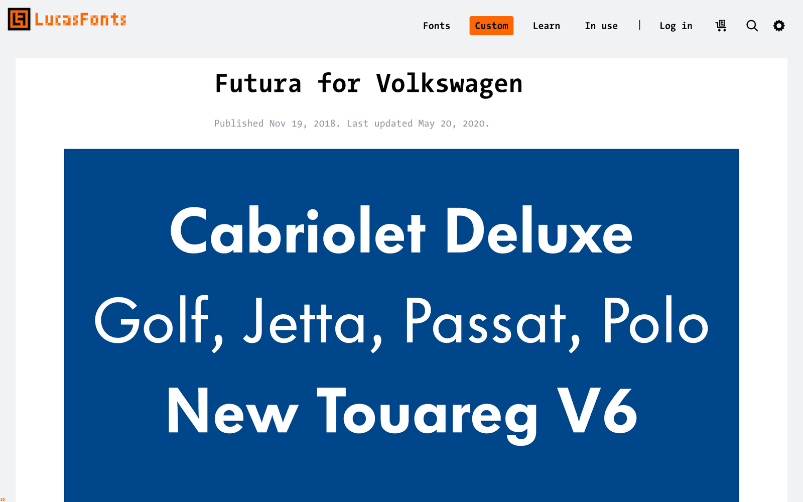 Futuraベースのロゴたち