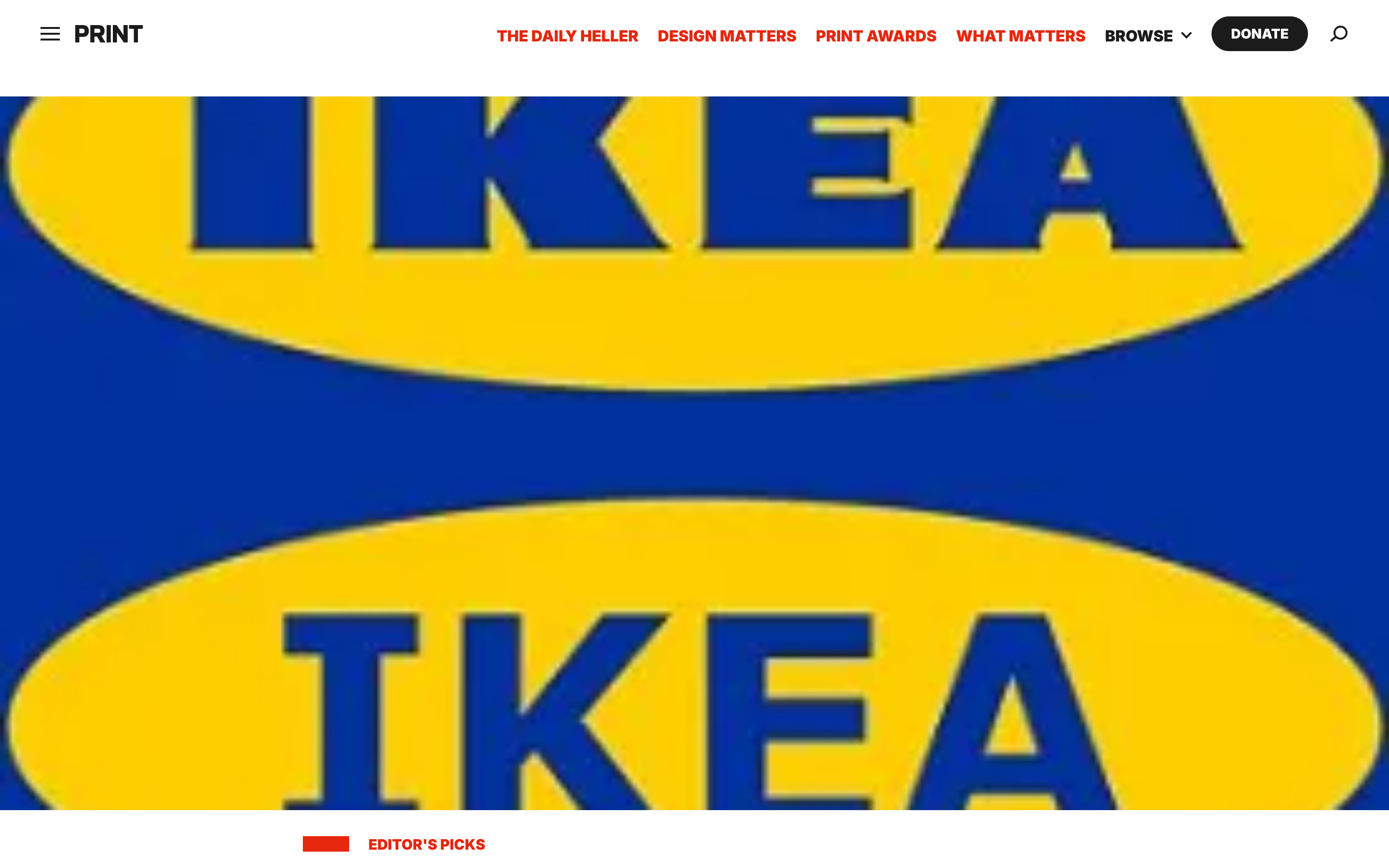 IKEA(Ikea Sans時代 〜2009)のロゴ使用例